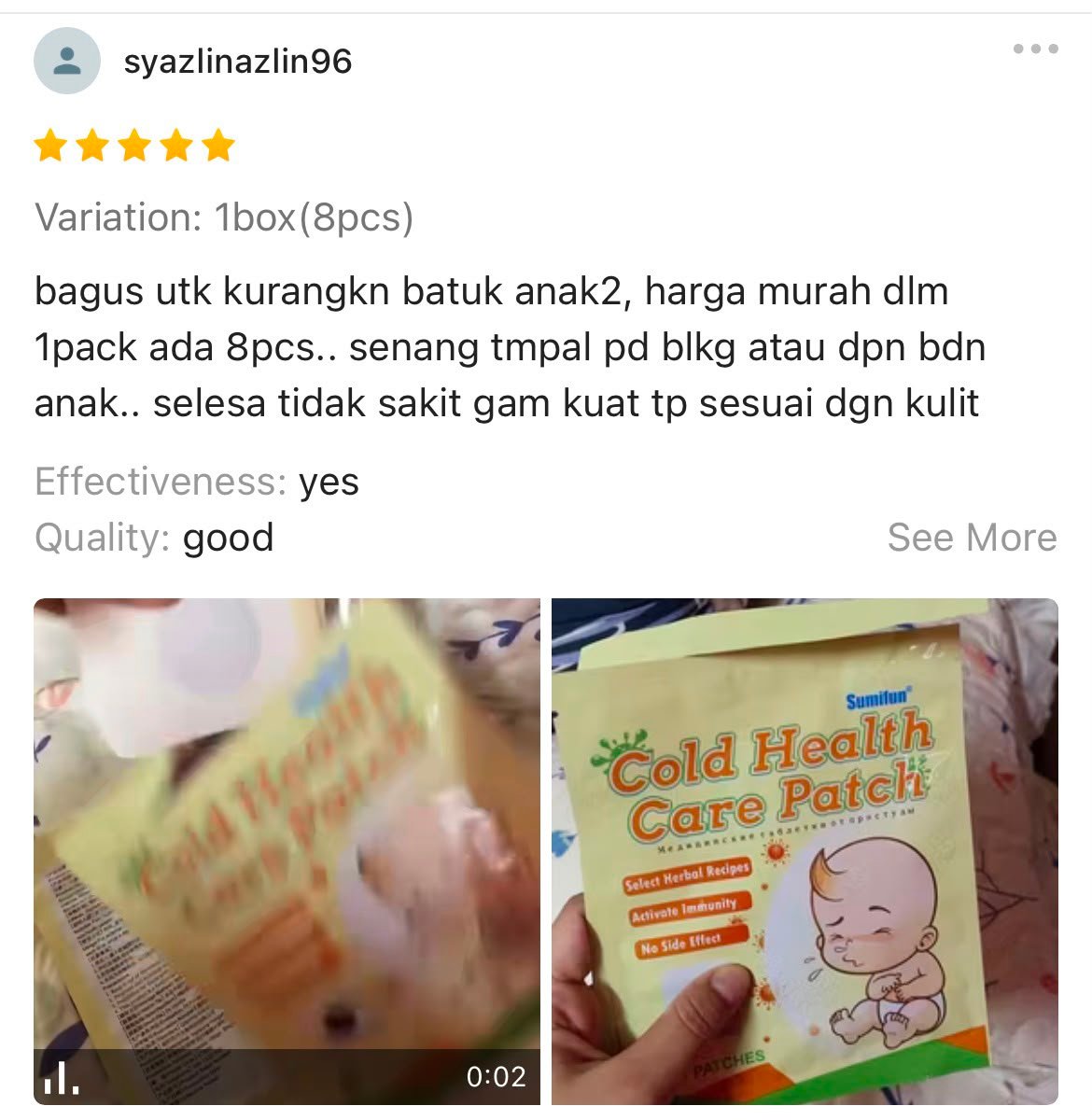 Testimoni pelanggan 1